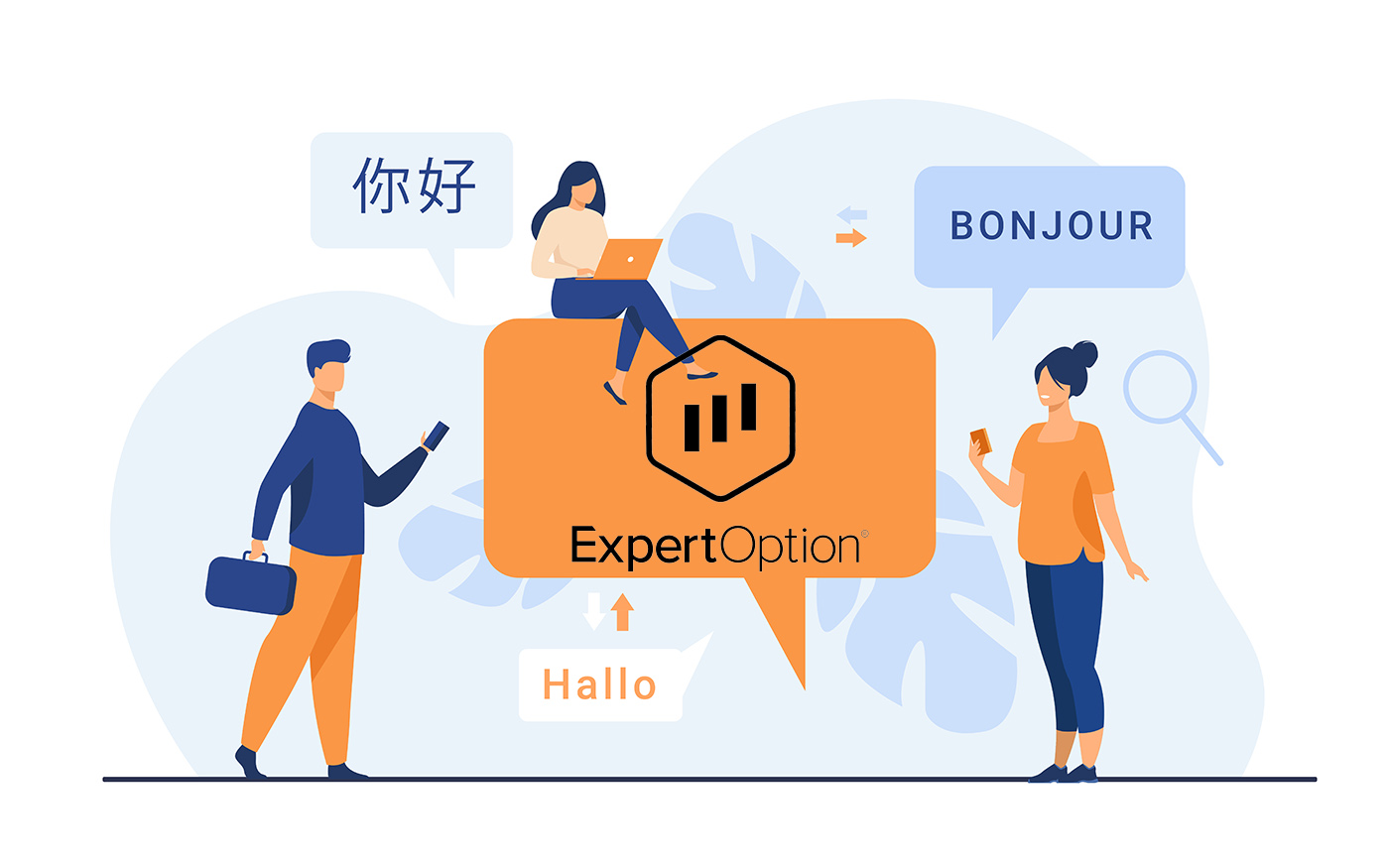 Hỗ trợ đa ngôn ngữ ExpertOption