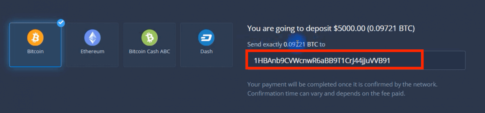 Deposite dinheiro em ExpertOption via cartões bancários (Visa / Mastercard), pagamentos eletrônicos e criptomoeda nos Emirados Árabes Unidos