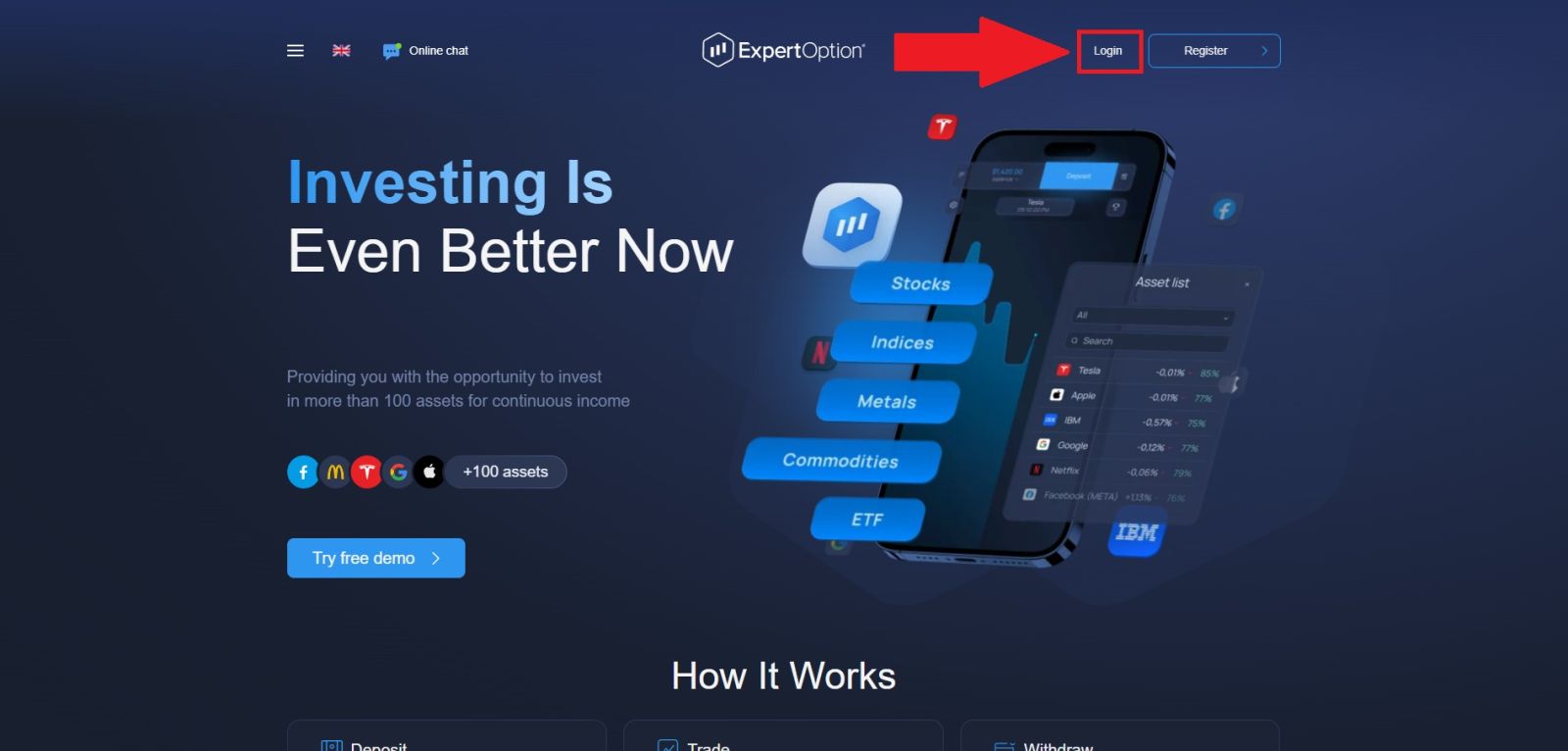 Guia de login ExpertOption 2026: Como fazer login com segurança, passo a passo Guia de login ExpertOption 2026: Como fazer login com segurança, passo a passo
