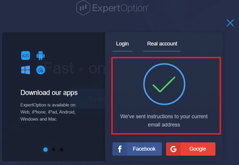 ExpertOption כניסה: שלבי התחברות מאובטחת ופתרון בעיות