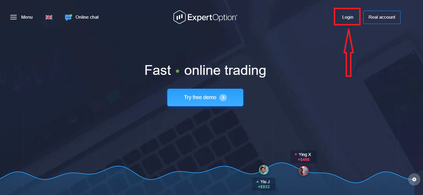 ExpertOption כניסה: שלבי התחברות מאובטחת ופתרון בעיות