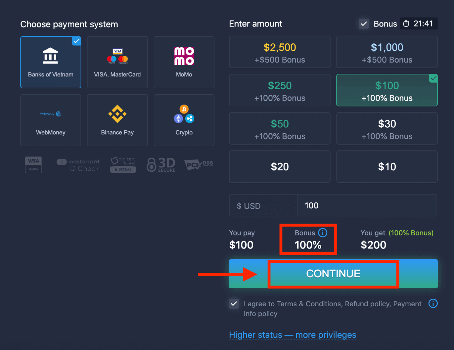 How to Deposit Money and Trade Binary Options at ExpertOption