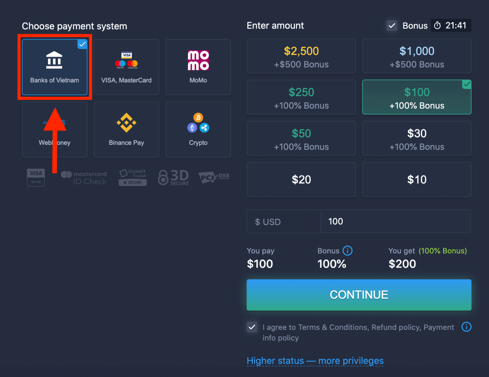 How to Deposit Money and Trade Binary Options at ExpertOption