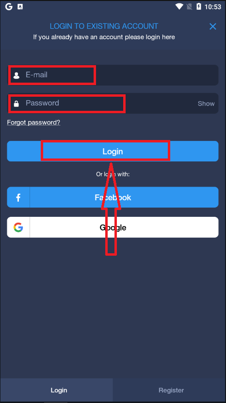 How to Register and Login Account in ExpertOption