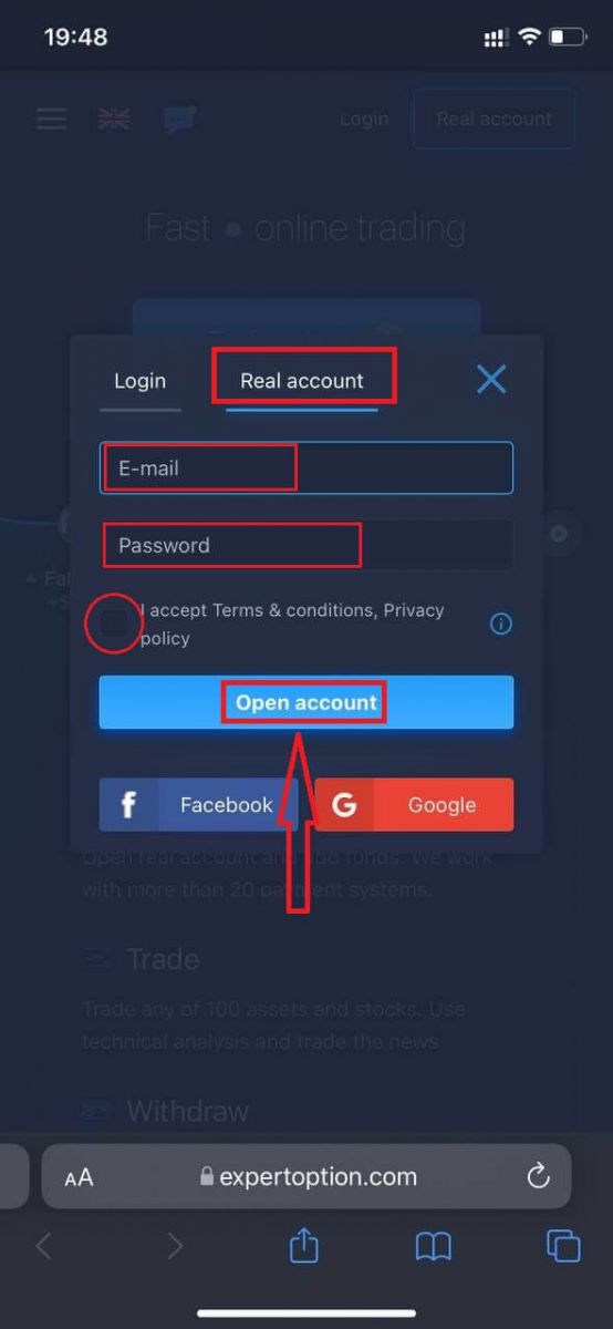 How to Create an Account and Register with ExpertOption