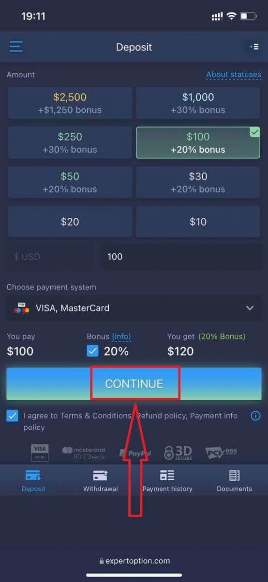 Como abrir conta e sacar dinheiro da ExpertOption Como abrir conta e sacar dinheiro da ExpertOption