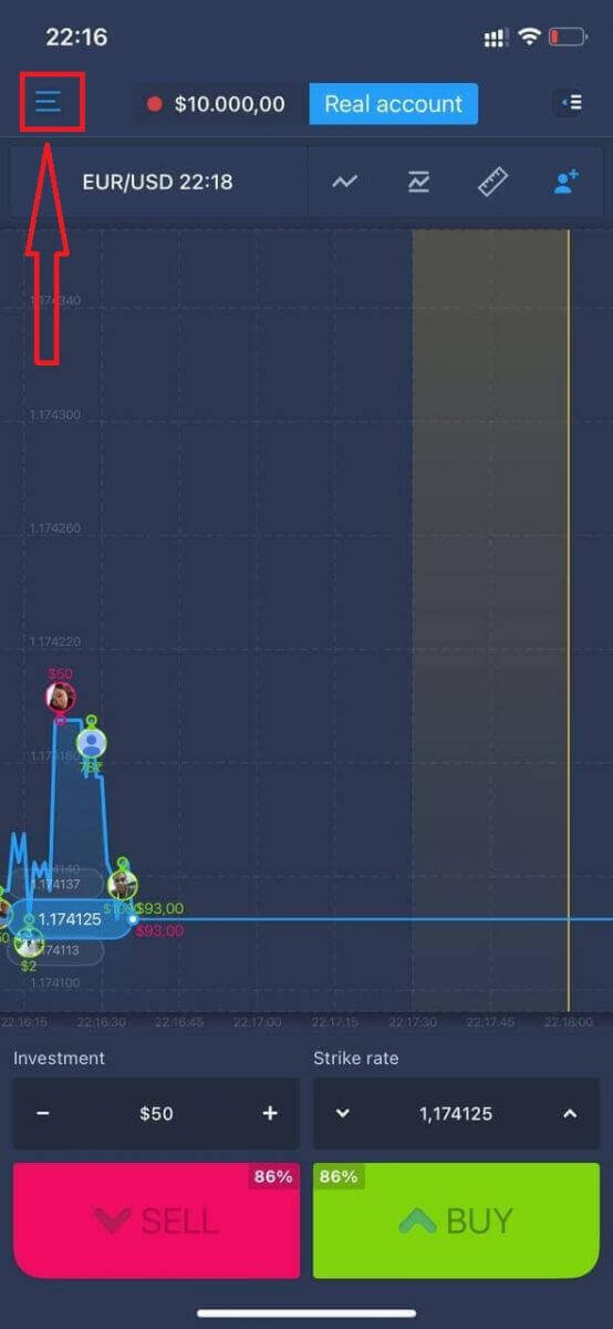 Cách đăng nhập vào ExpertOption