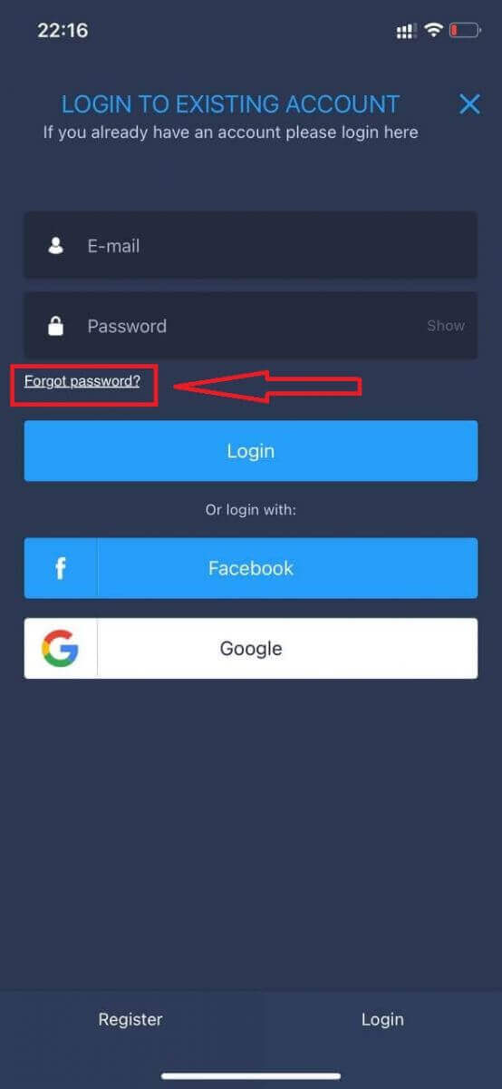 Como se inscrever e fazer login em uma conta ExpertOption